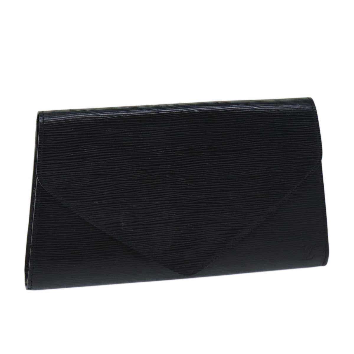 LOUIS VUITTON Epi Art Deco Clutch Bag Black M52632 LV 70216
