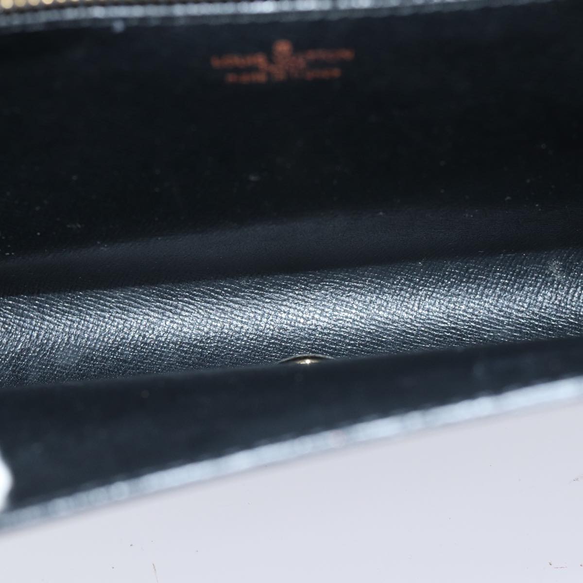 LOUIS VUITTON Epi Art Deco Clutch Bag Black M52632 LV 70216