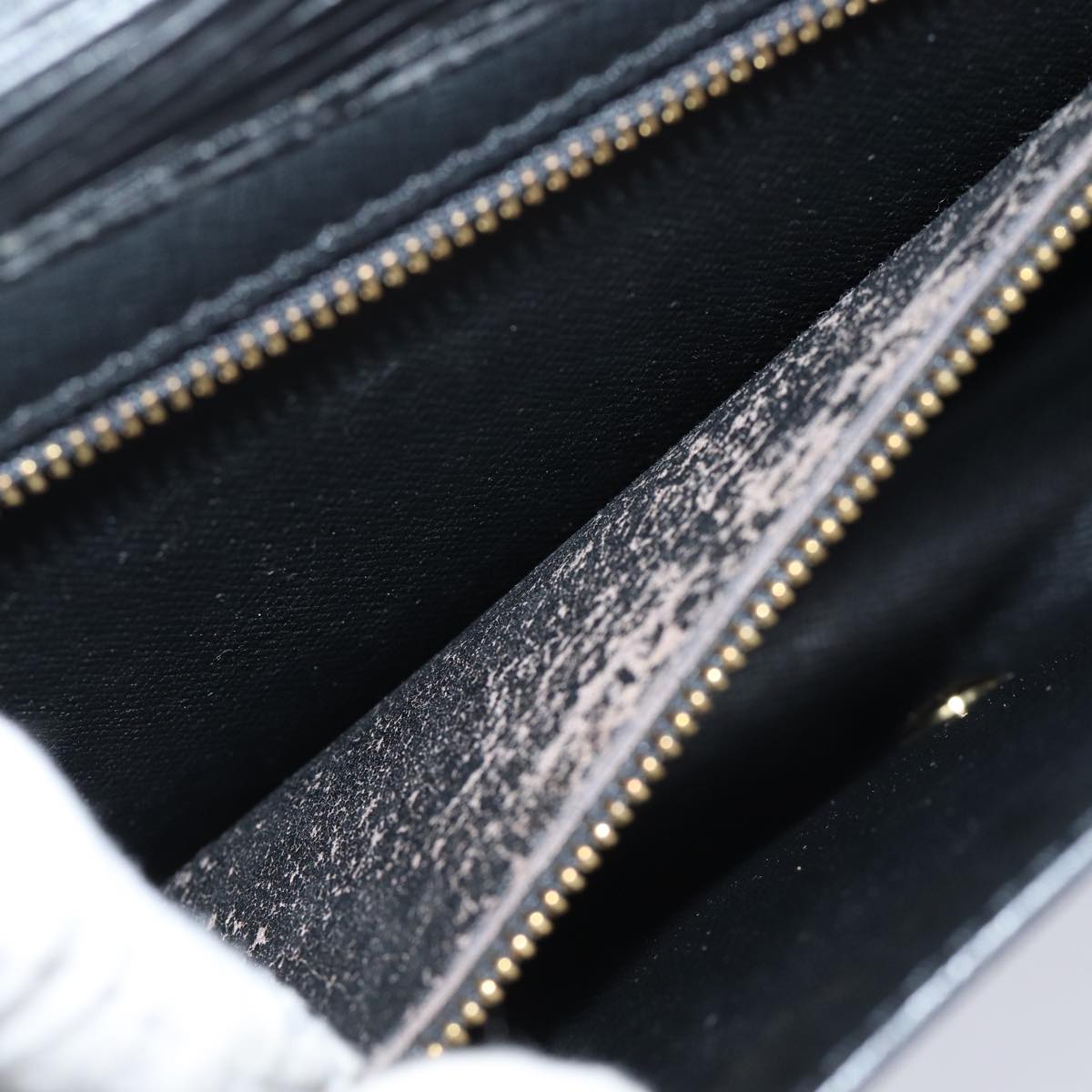 LOUIS VUITTON Epi Art Deco Clutch Bag Black M52632 LV 70216