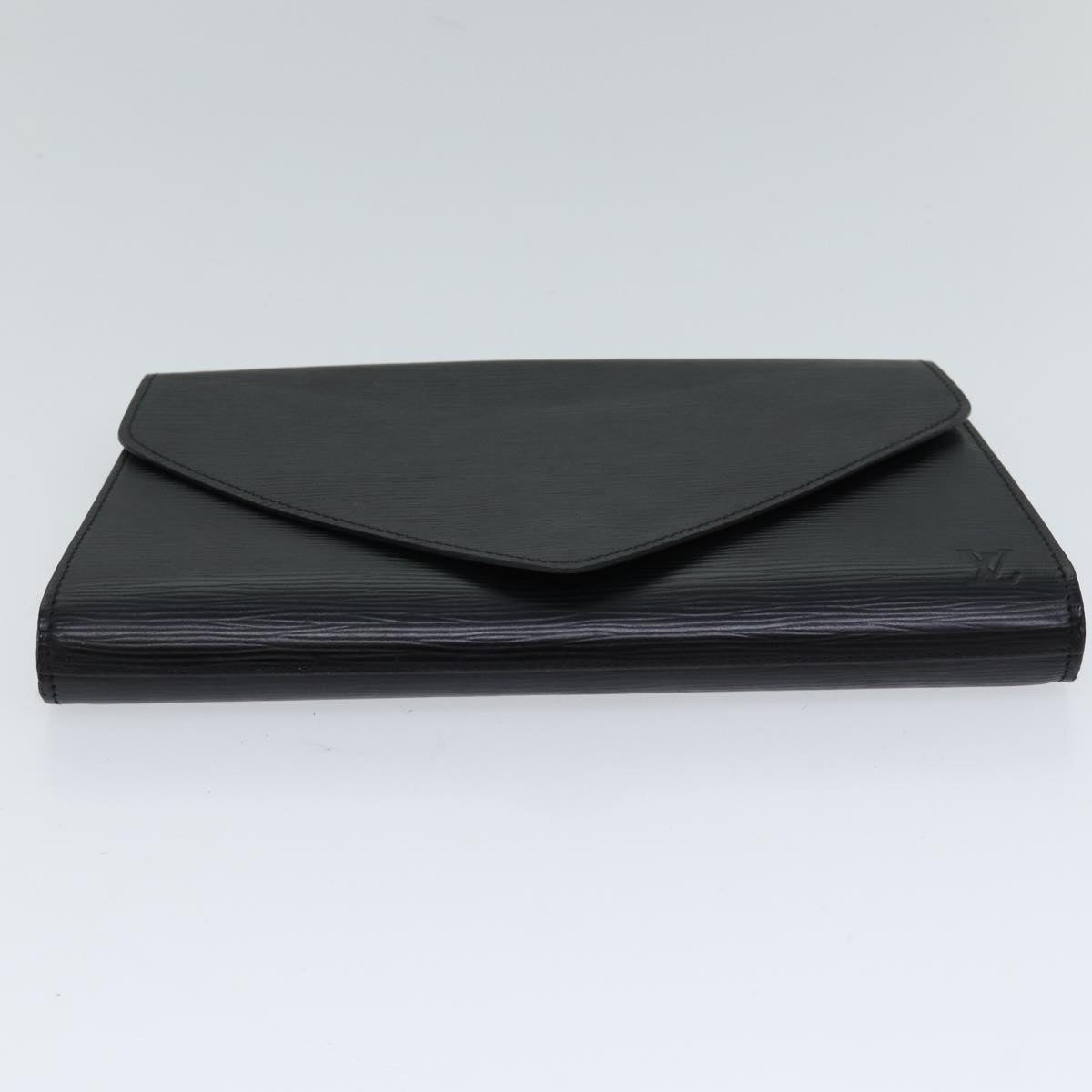 LOUIS VUITTON Epi Art Deco Clutch Bag Black M52632 LV 70216