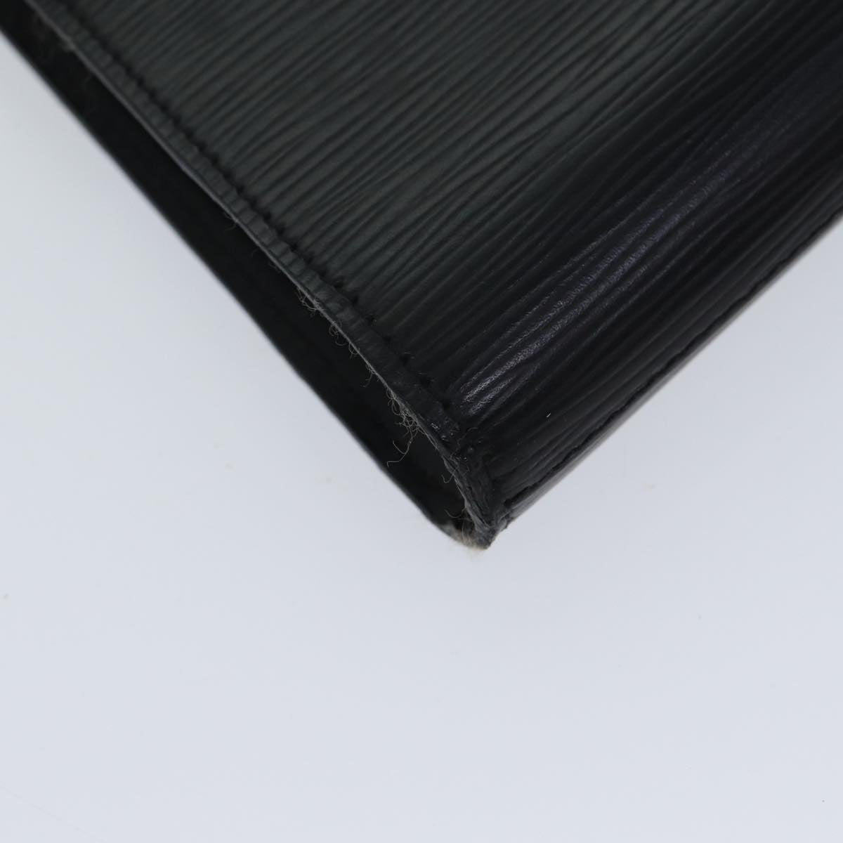 LOUIS VUITTON Epi Art Deco Clutch Bag Black M52632 LV 70216