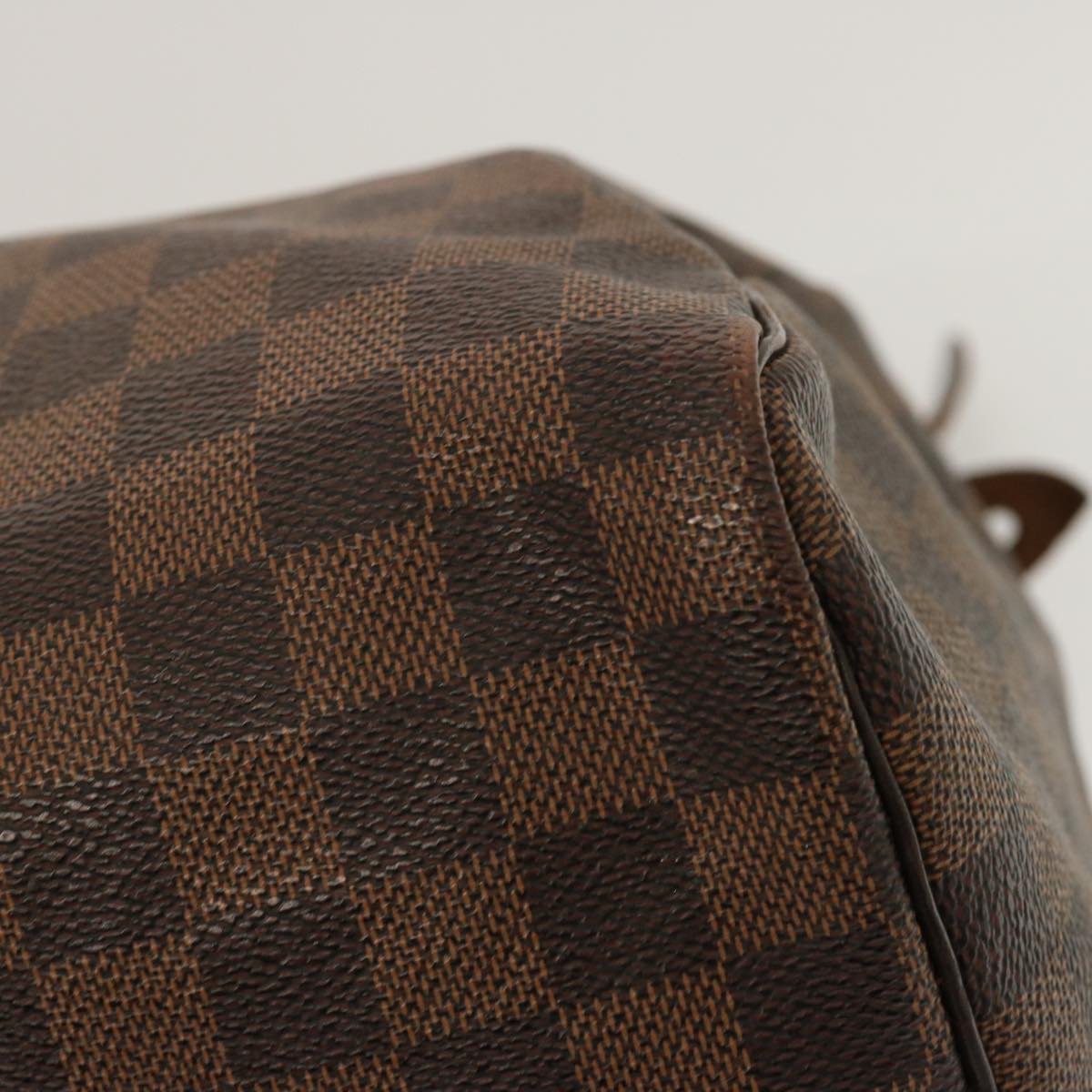 LOUIS VUITTON Damier Ebene Speedy 35 Hand Bag N41363 LV 70276