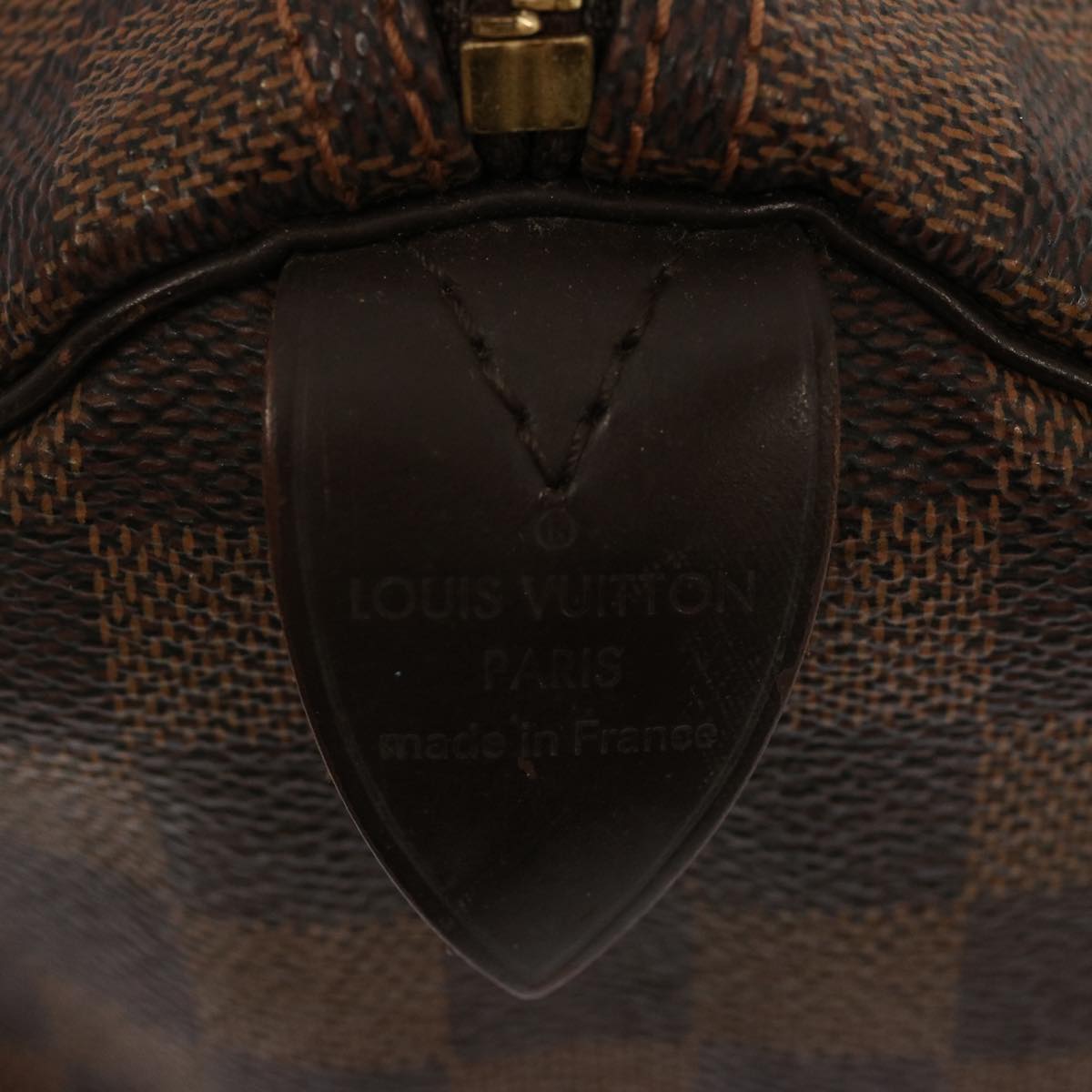 LOUIS VUITTON Damier Ebene Speedy 35 Hand Bag N41363 LV 70276