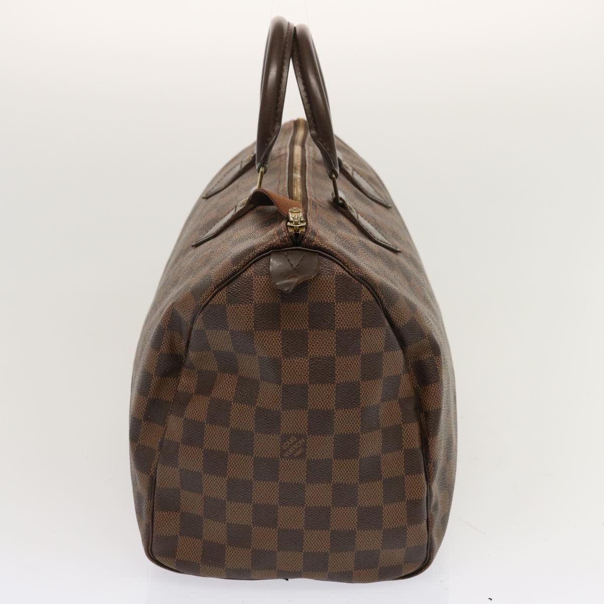 LOUIS VUITTON Damier Ebene Speedy 35 Hand Bag N41363 LV 70276
