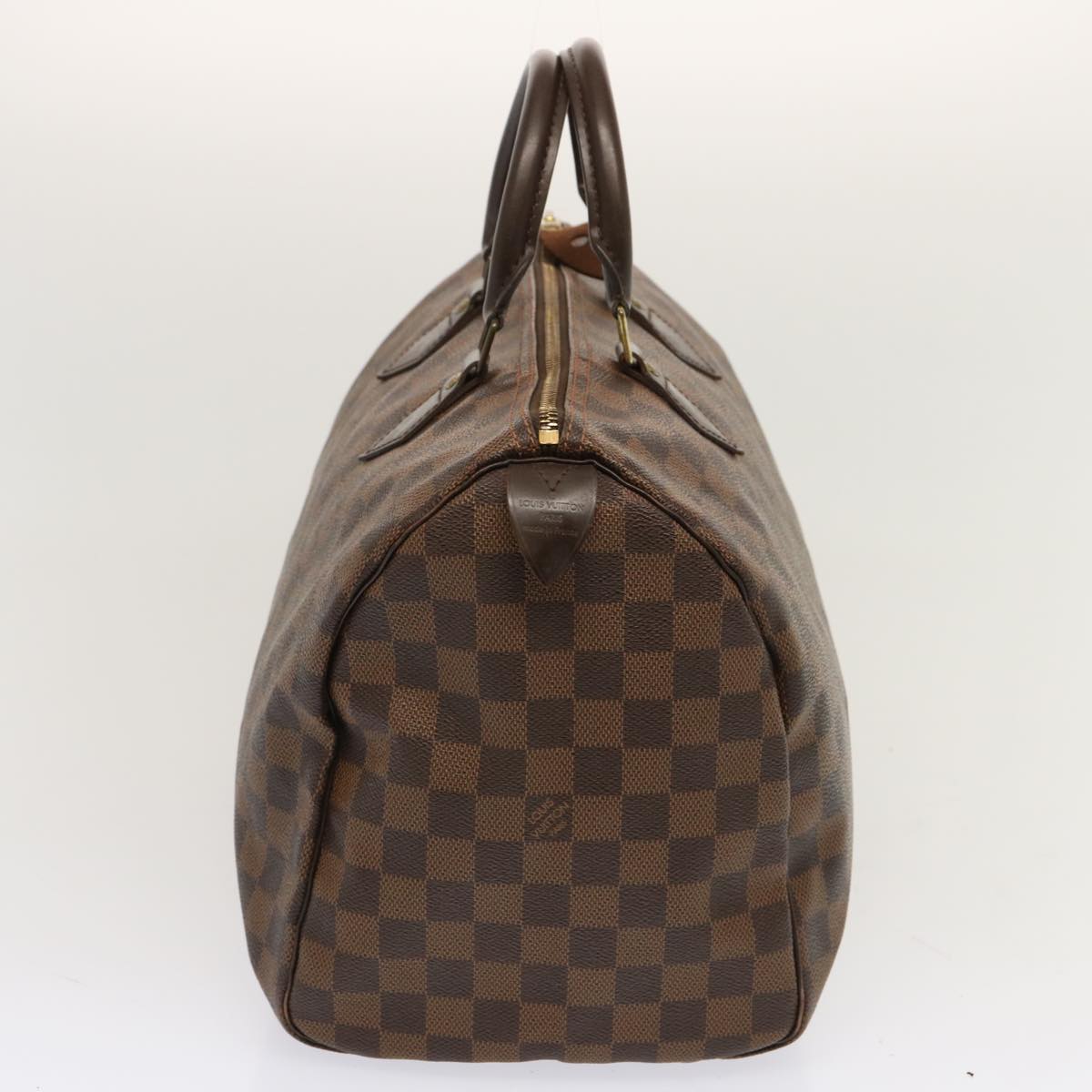LOUIS VUITTON Damier Ebene Speedy 35 Hand Bag N41363 LV 70276