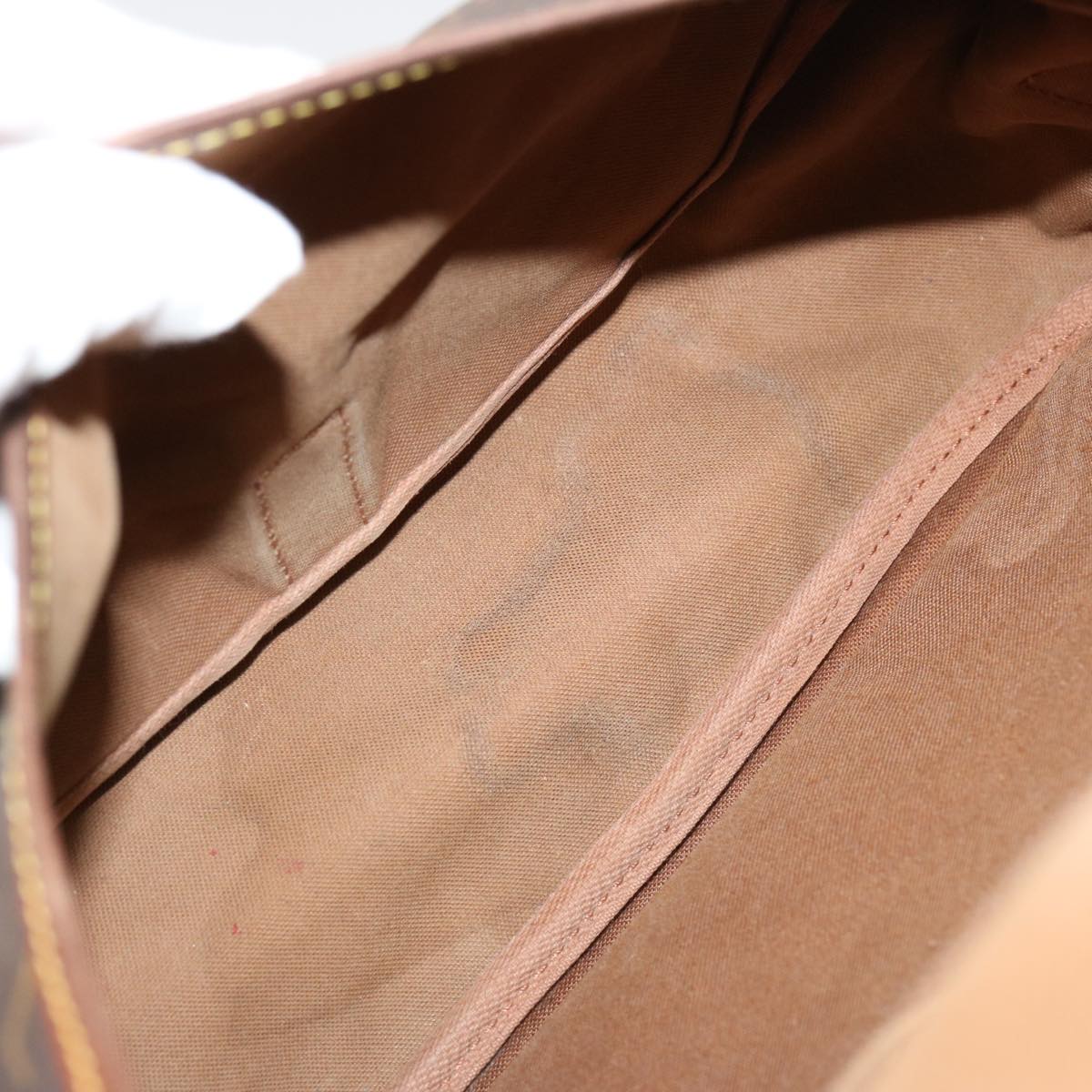 LOUIS VUITTON Monogram Saumur 35 Shoulder Bag M42254 LV 70341