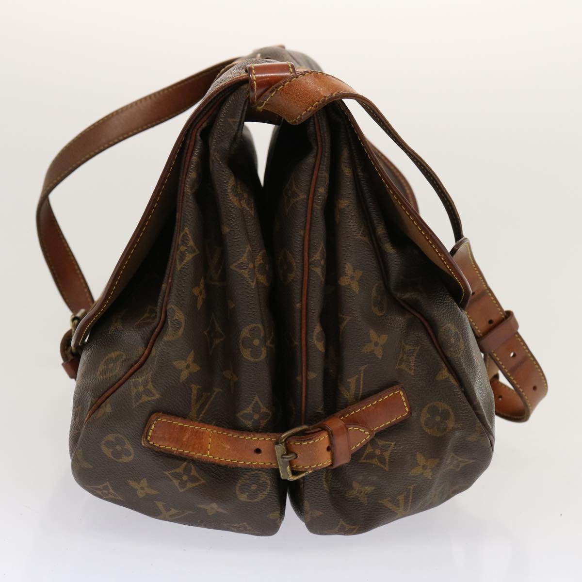 LOUIS VUITTON Monogram Saumur 35 Shoulder Bag M42254 LV 70341