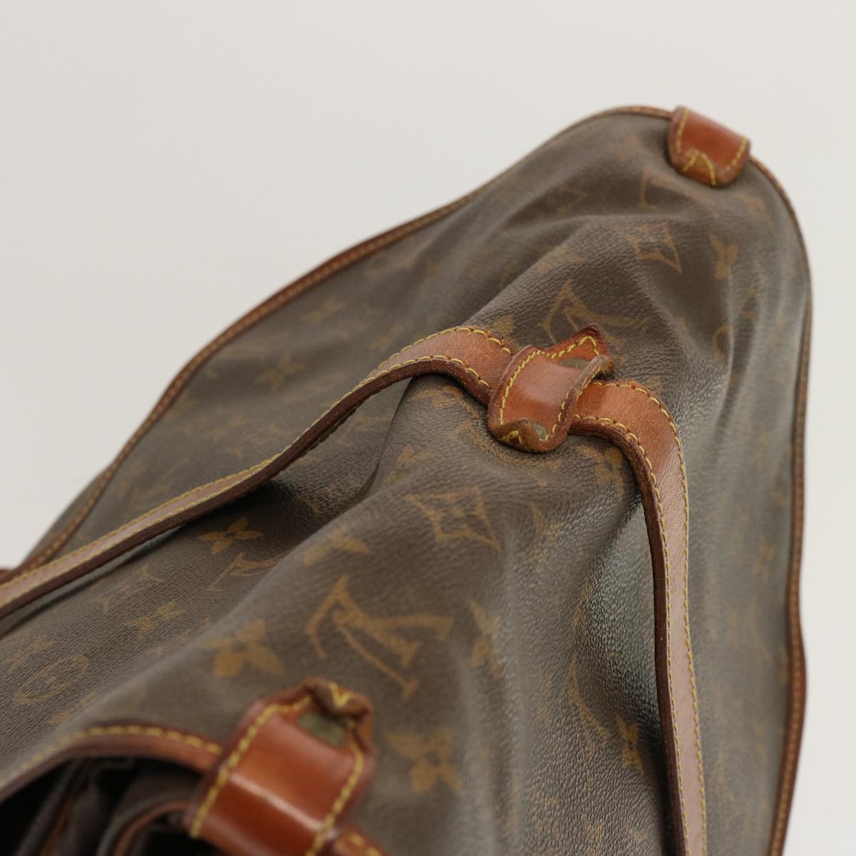 LOUIS VUITTON Monogram Saumur 35 Shoulder Bag M42254 LV 70341