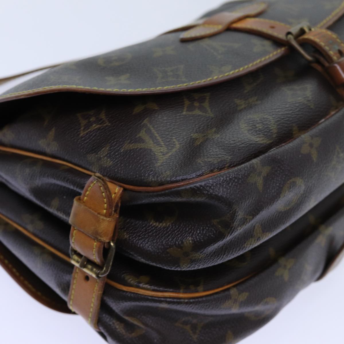 LOUIS VUITTON Monogram Saumur 30 Shoulder Bag M42256 LV 70430