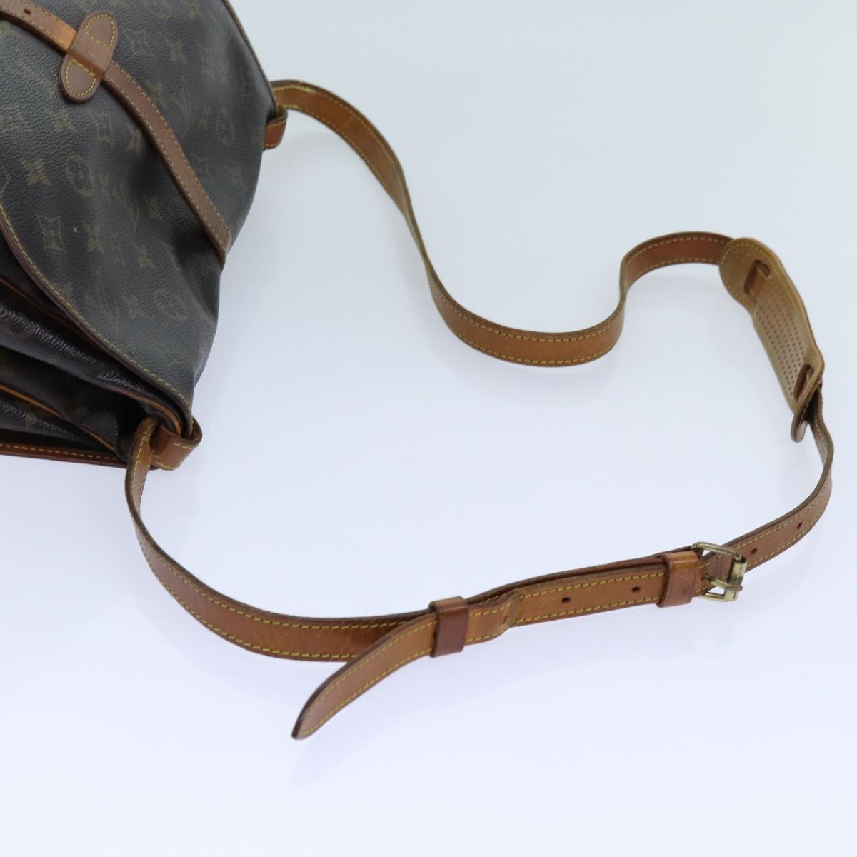 LOUIS VUITTON Monogram Saumur 30 Shoulder Bag M42256 LV 70430