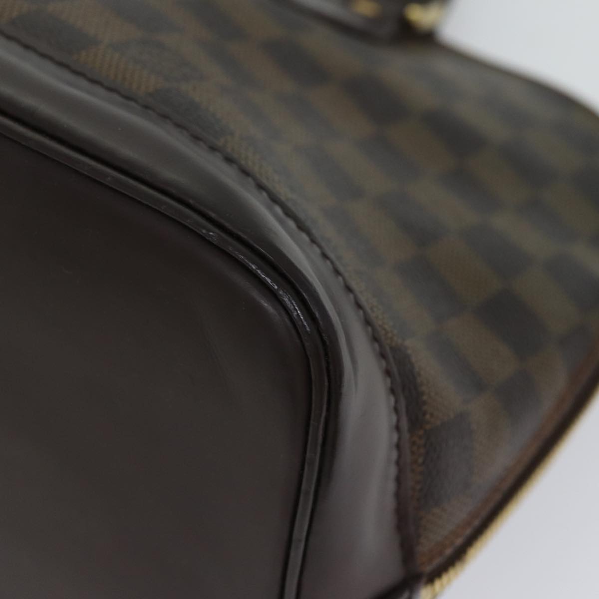 LOUIS VUITTON Damier Ebene Alma Hand Bag N51131 LV 70437
