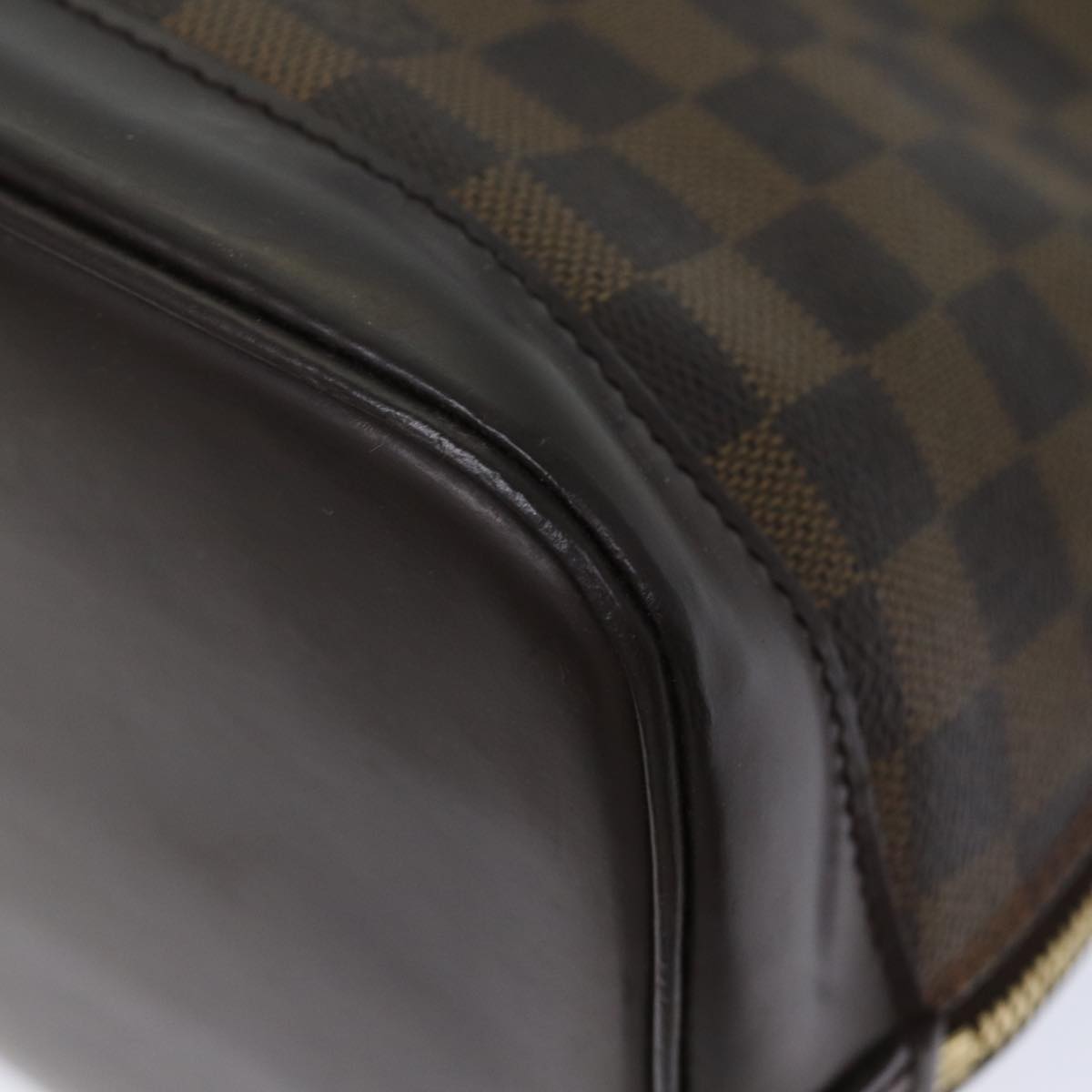 LOUIS VUITTON Damier Ebene Alma Hand Bag N51131 LV 70437