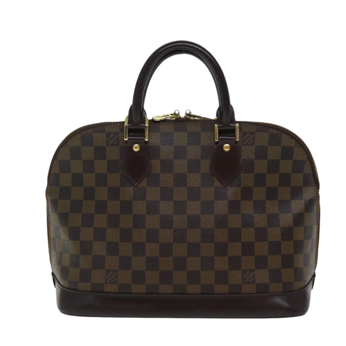 LOUIS VUITTON Damier Ebene Alma Hand Bag N51131 LV 70437