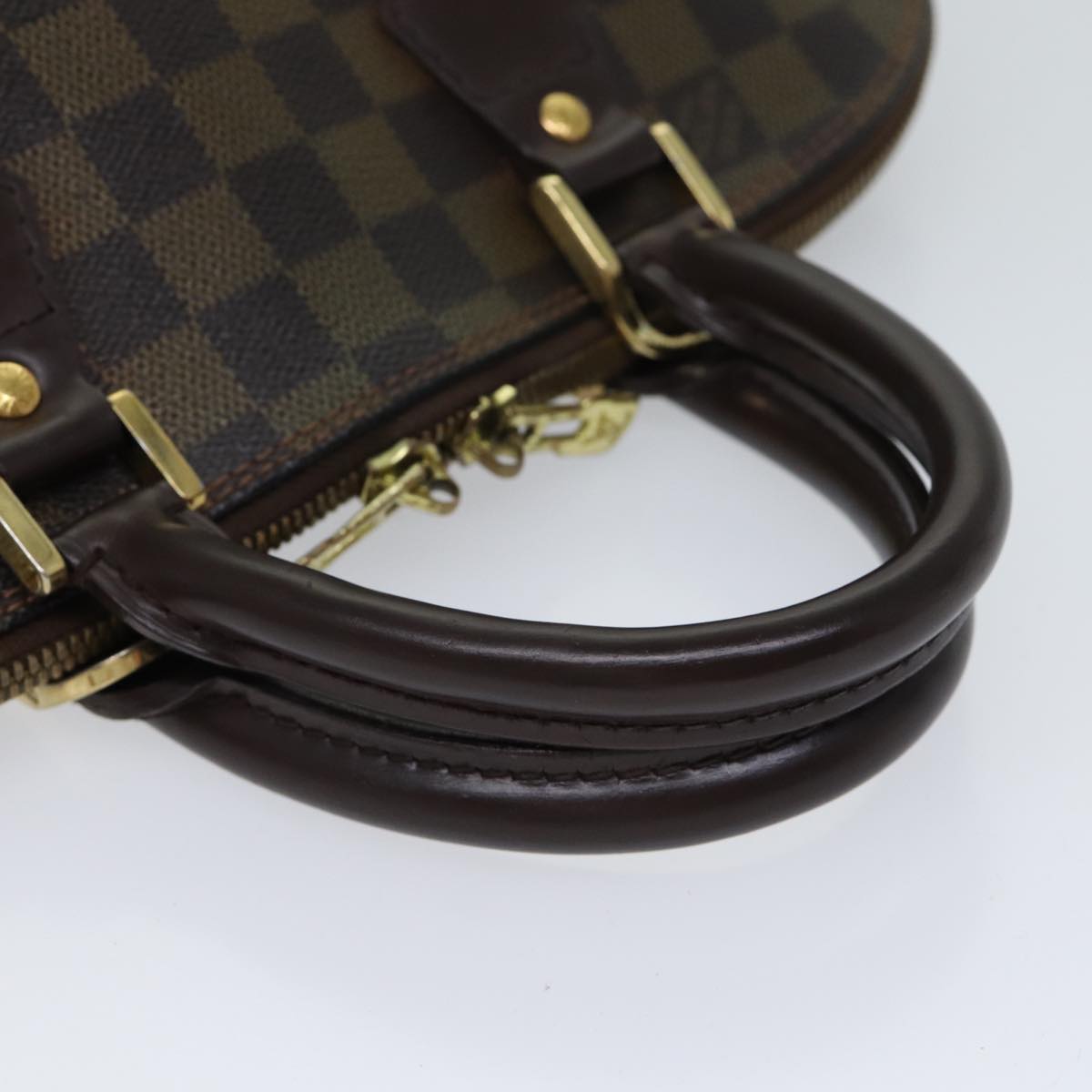 LOUIS VUITTON Damier Ebene Alma Hand Bag N51131 LV 70437