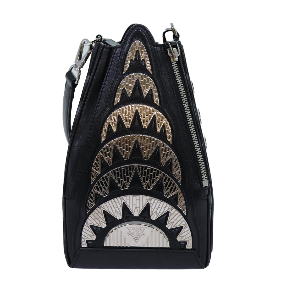 LOUIS VUITTON LV Buildings Minodiere Hand Bag Black M55728 LV 70445S