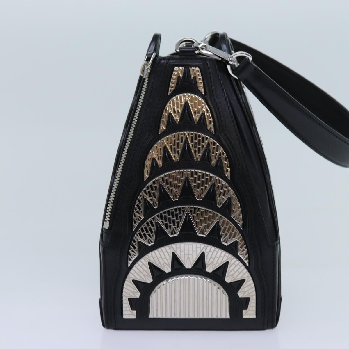 LOUIS VUITTON LV Buildings Minodiere Hand Bag Black M55728 LV 70445S