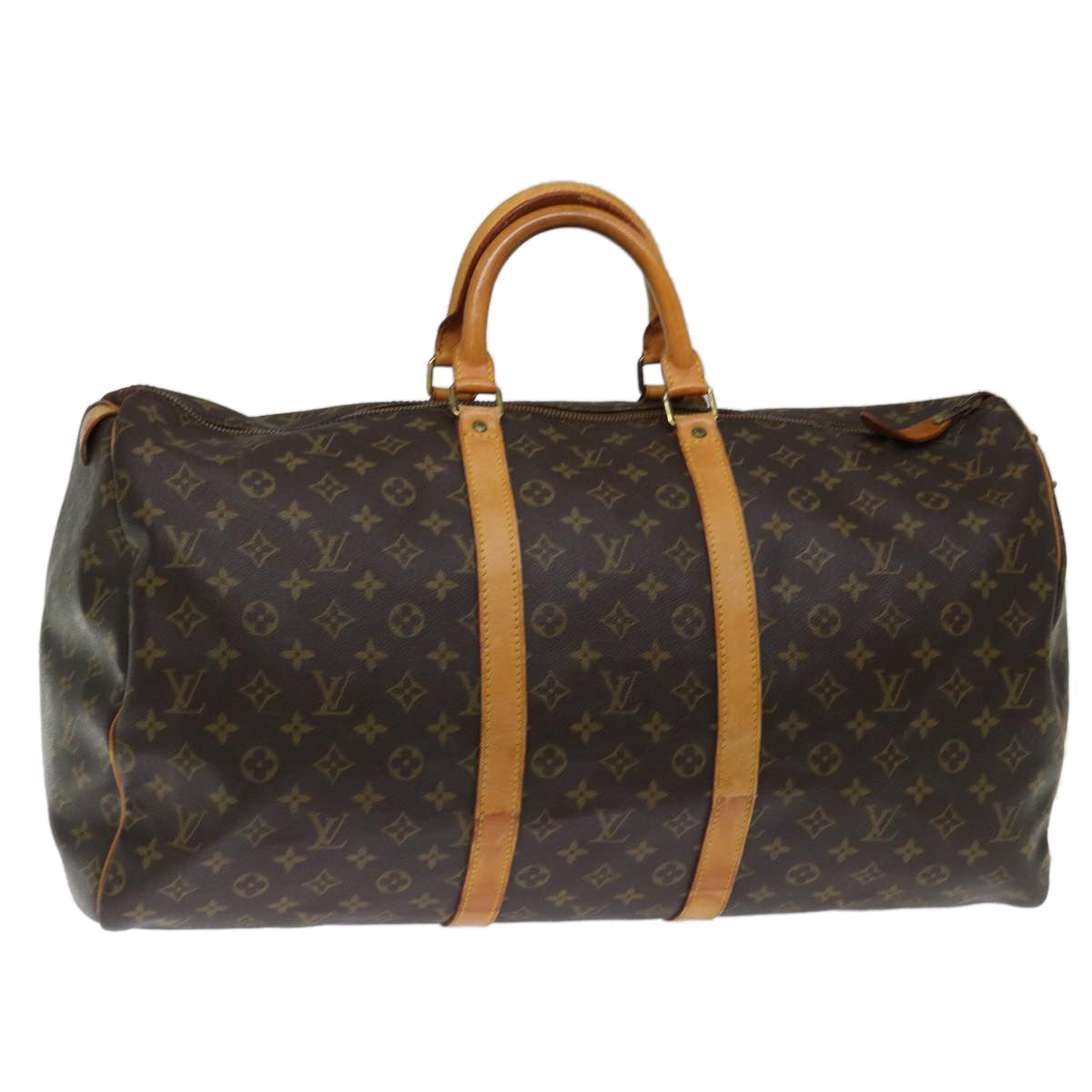 LOUIS VUITTON Monogram Keepall 55 Boston Bag Vintage M41424 LV 70449