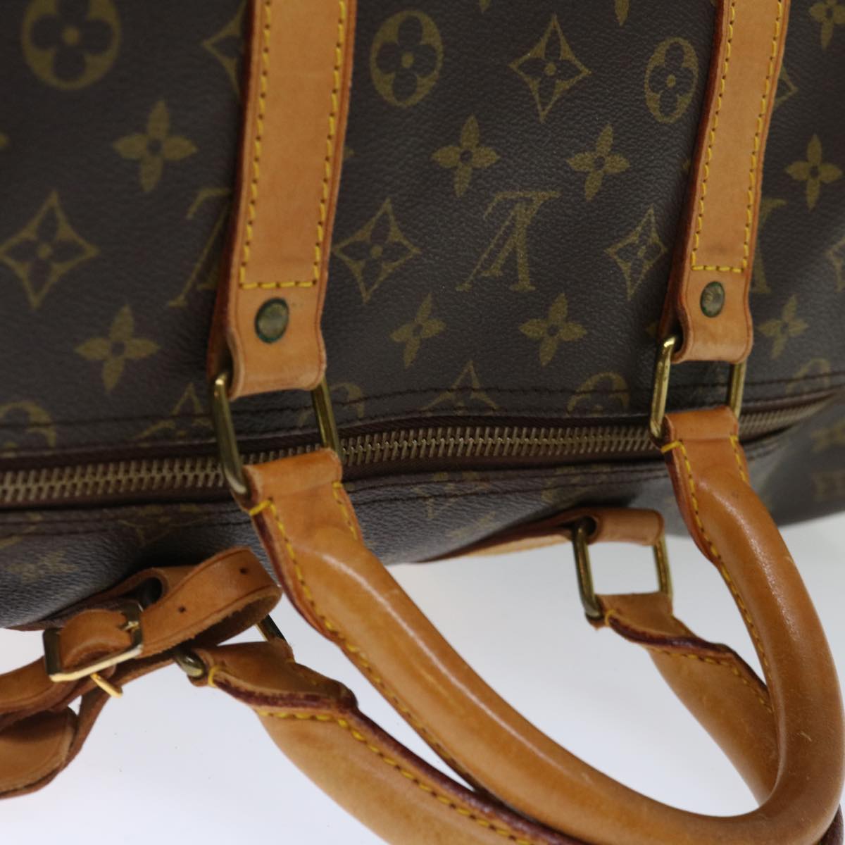 LOUIS VUITTON Monogram Keepall 55 Boston Bag Vintage M41424 LV 70449
