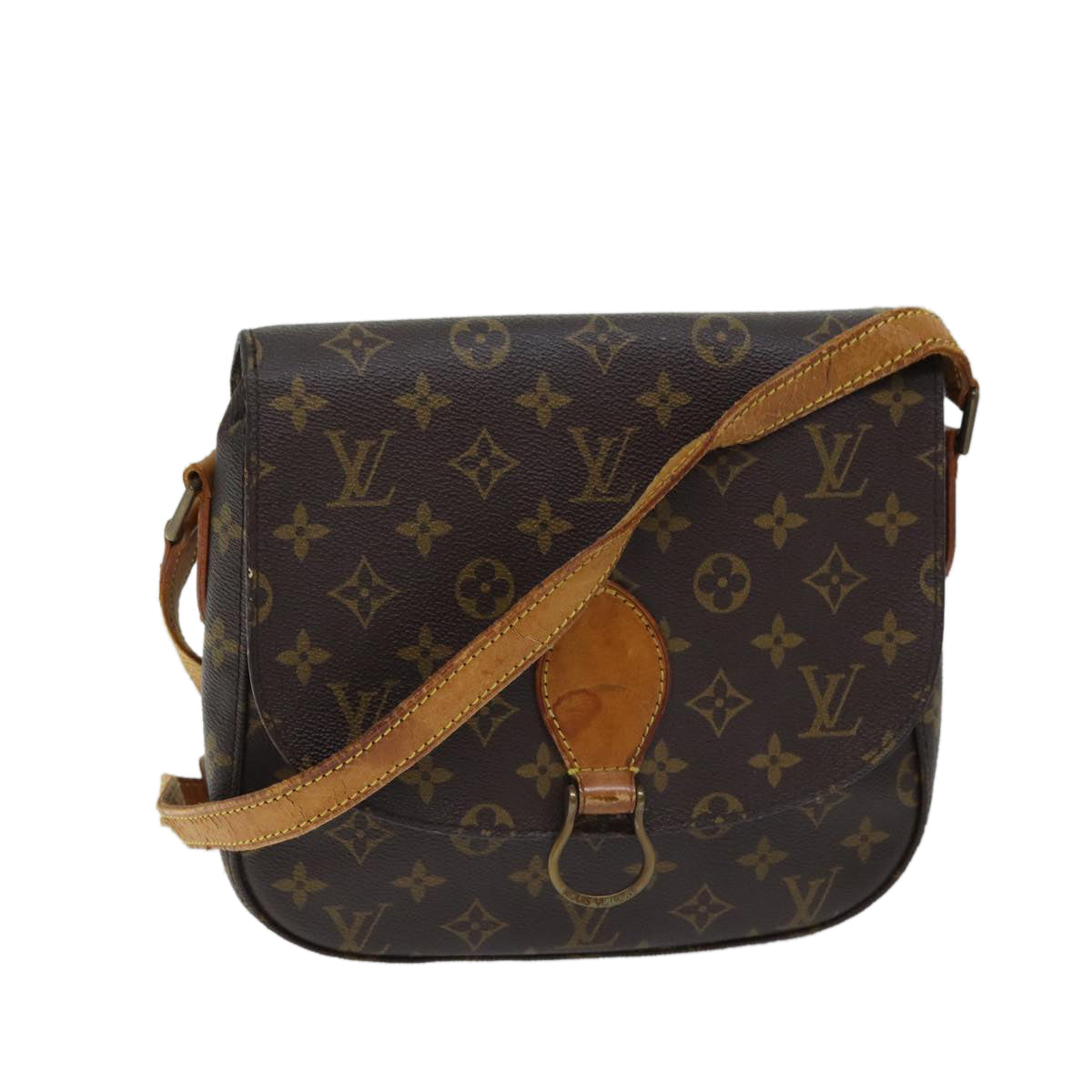 LOUIS VUITTON Monogram Saint Cloud GM Shoulder Bag M51242 LV 70509