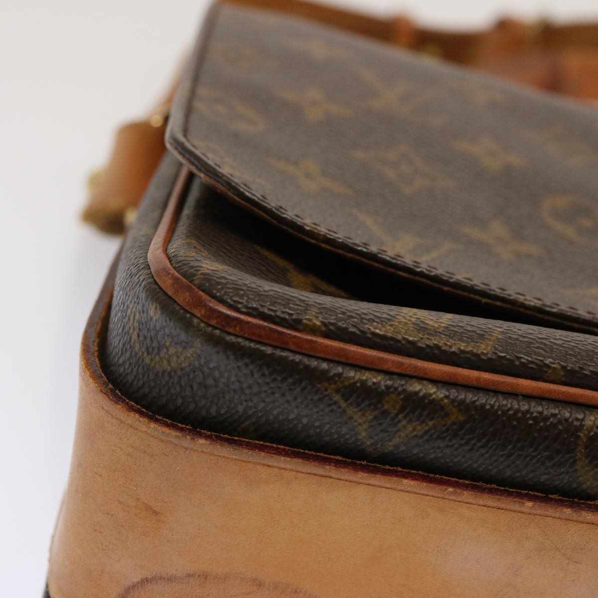 LOUIS VUITTON Monogram Cartouchiere GM Shoulder Bag M51252 LV 70510