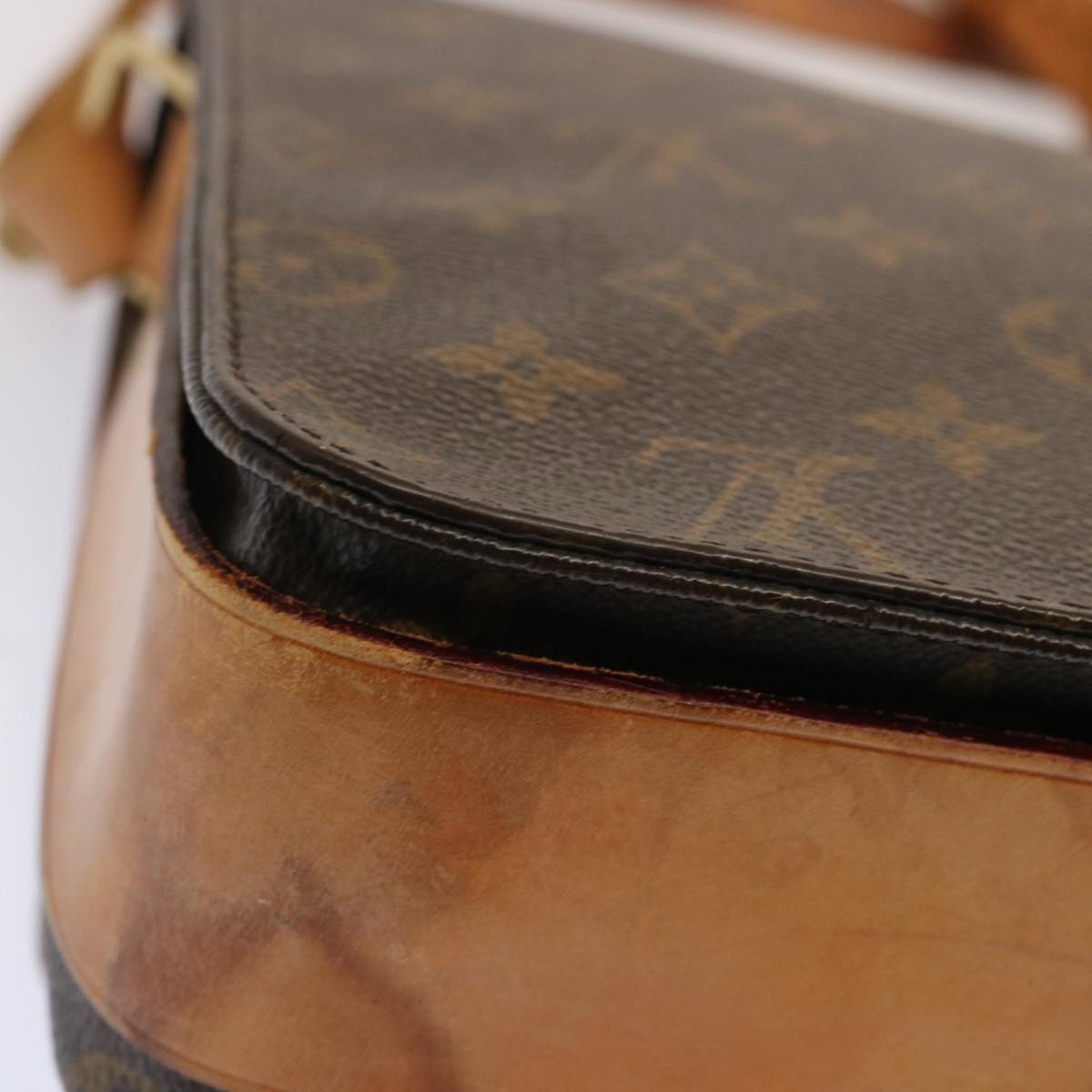 LOUIS VUITTON Monogram Cartouchiere GM Shoulder Bag M51252 LV 70510