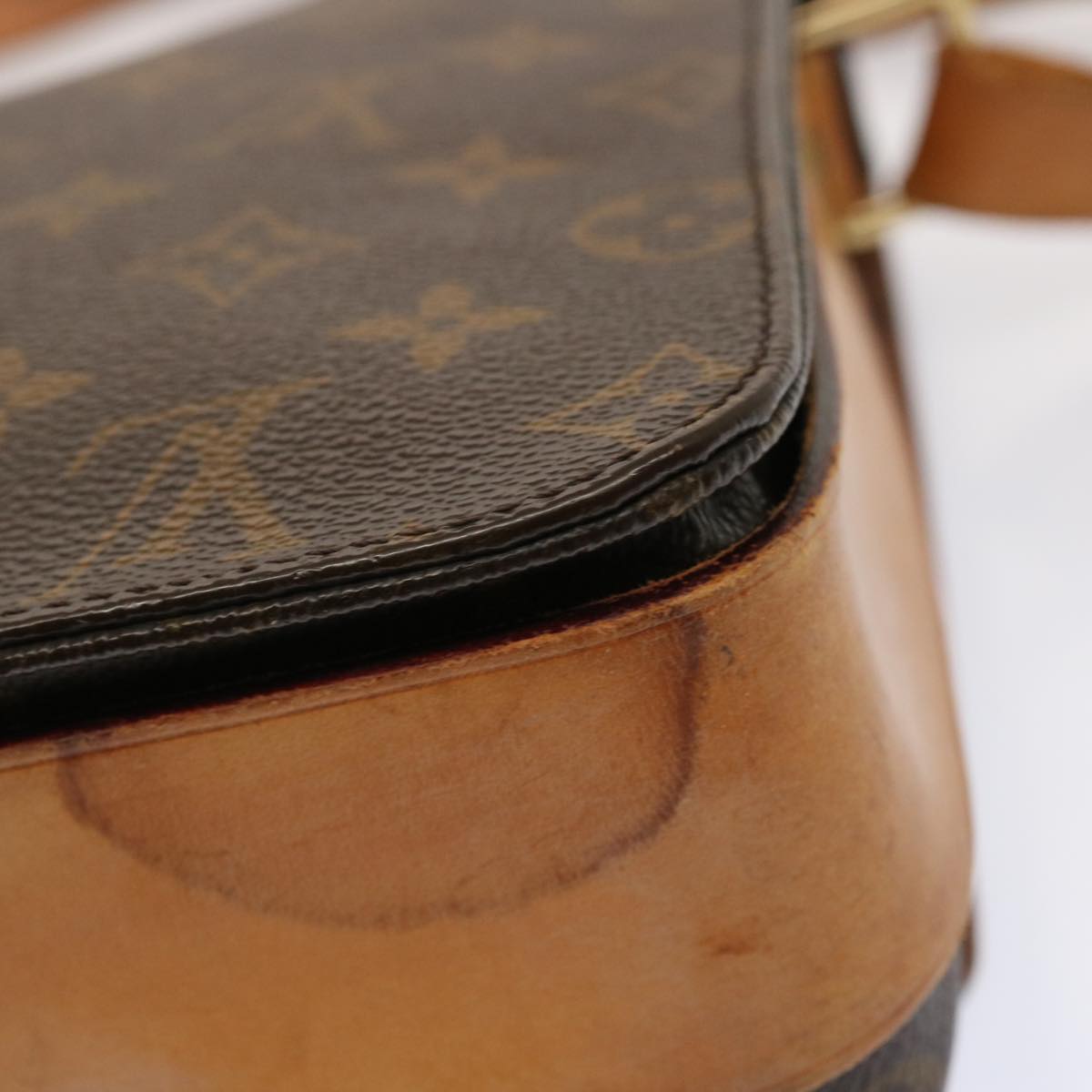 LOUIS VUITTON Monogram Cartouchiere GM Shoulder Bag M51252 LV 70510