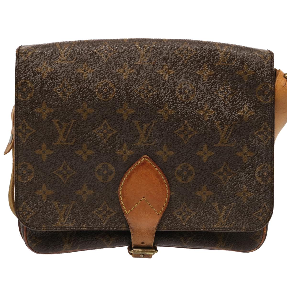 LOUIS VUITTON Monogram Cartouchiere GM Shoulder Bag M51252 LV 70510
