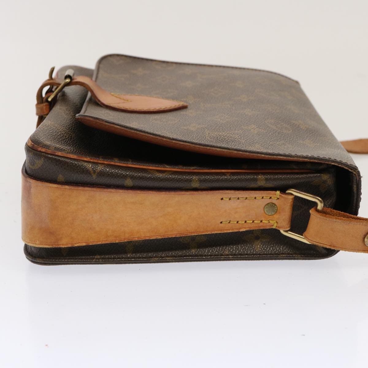 LOUIS VUITTON Monogram Cartouchiere GM Shoulder Bag M51252 LV 70510