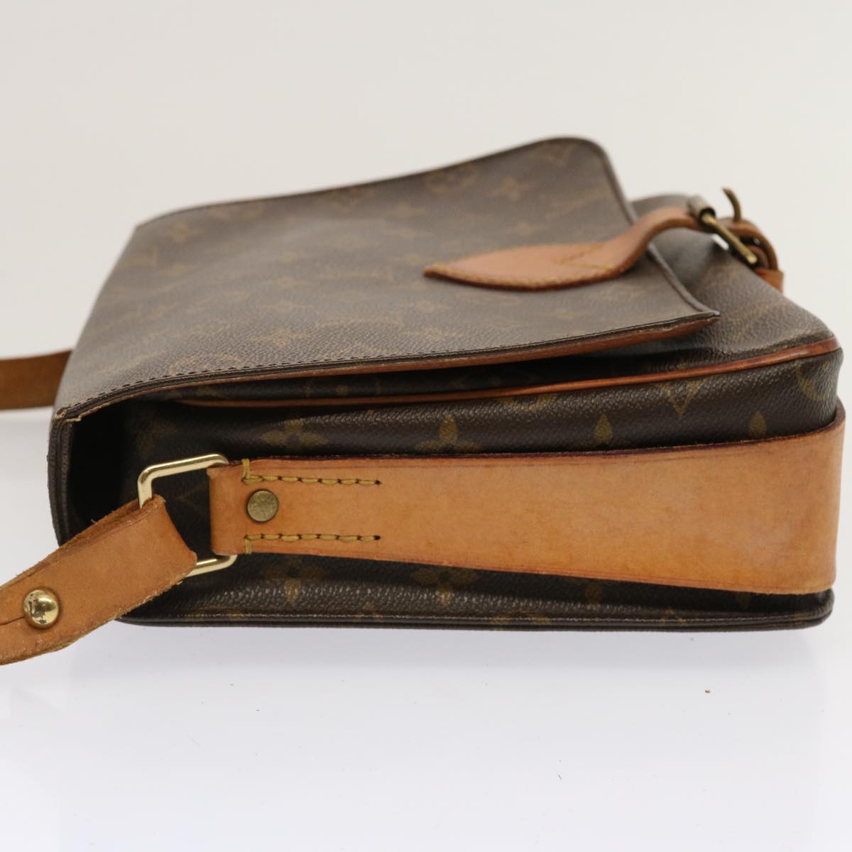 LOUIS VUITTON Monogram Cartouchiere GM Shoulder Bag M51252 LV 70510