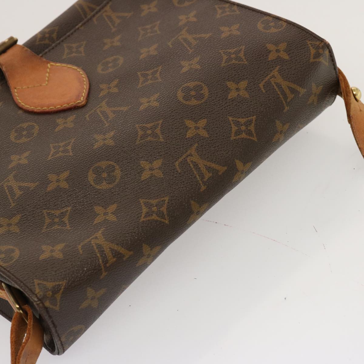 LOUIS VUITTON Monogram Cartouchiere GM Shoulder Bag M51252 LV 70510