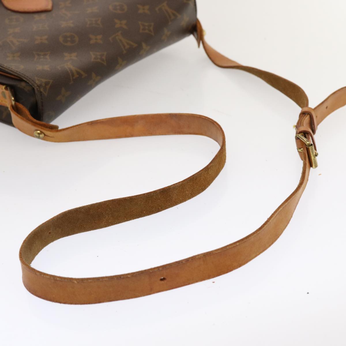 LOUIS VUITTON Monogram Cartouchiere GM Shoulder Bag M51252 LV 70510