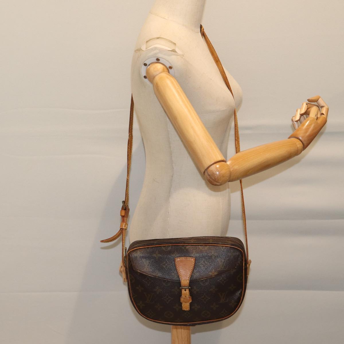 LOUIS VUITTON Monogram Jeune Fille MM Shoulder Bag M51226 LV 70513