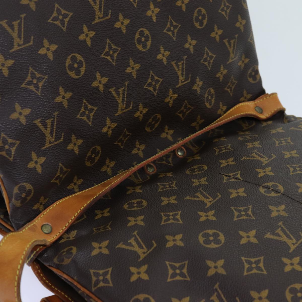 LOUIS VUITTON Monogram Saumur 35 Shoulder Bag M42254 LV 70520