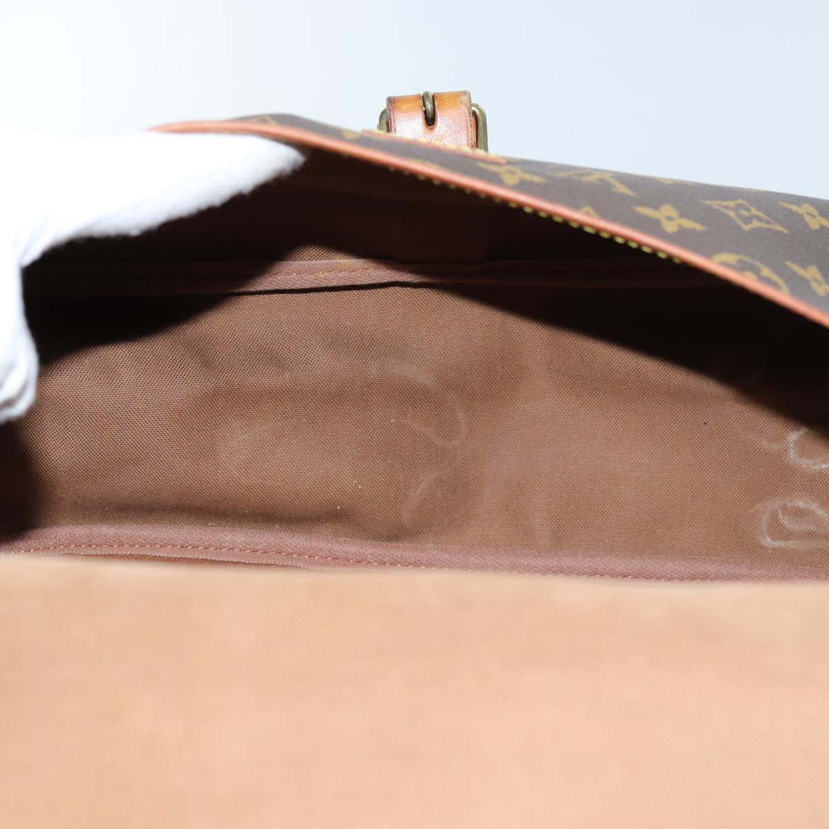 LOUIS VUITTON Monogram Saumur 35 Shoulder Bag M42254 LV 70520
