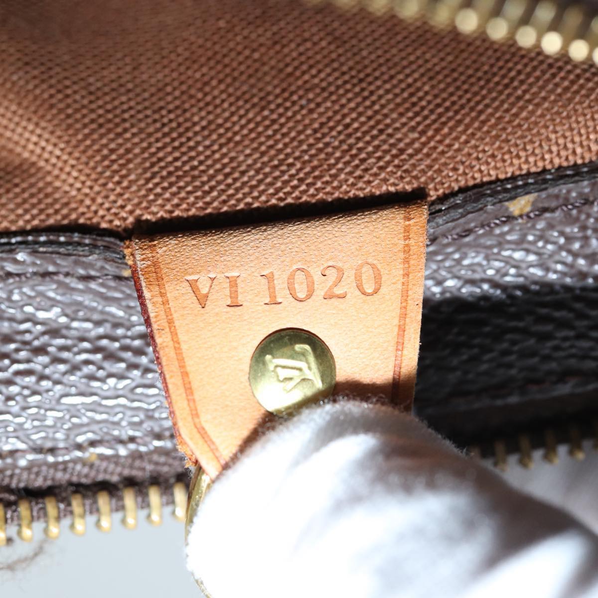 LOUIS VUITTON Monogram Cabas Piano Tote Bag M51148 LV 70538