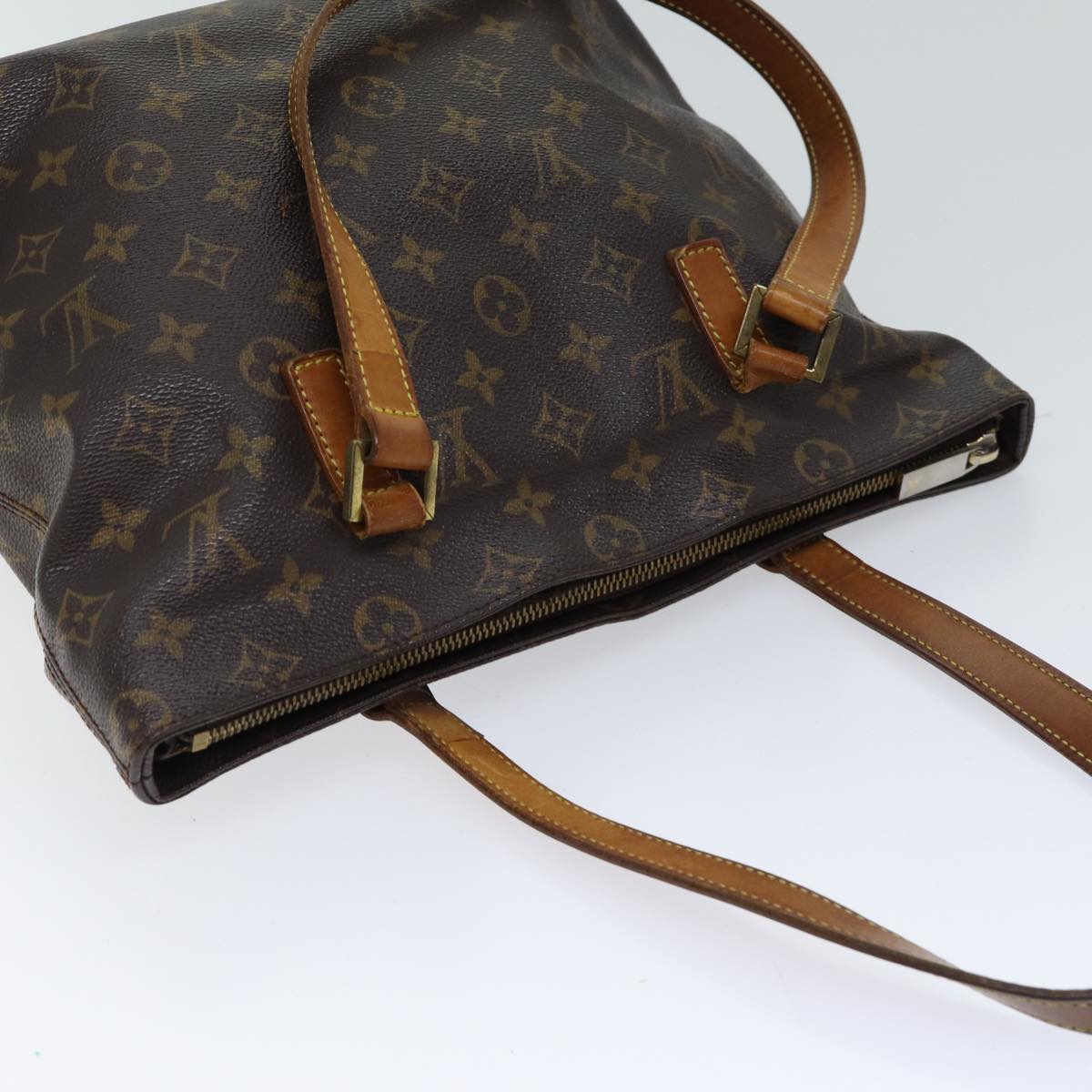 LOUIS VUITTON Monogram Cabas Piano Tote Bag M51148 LV 70538