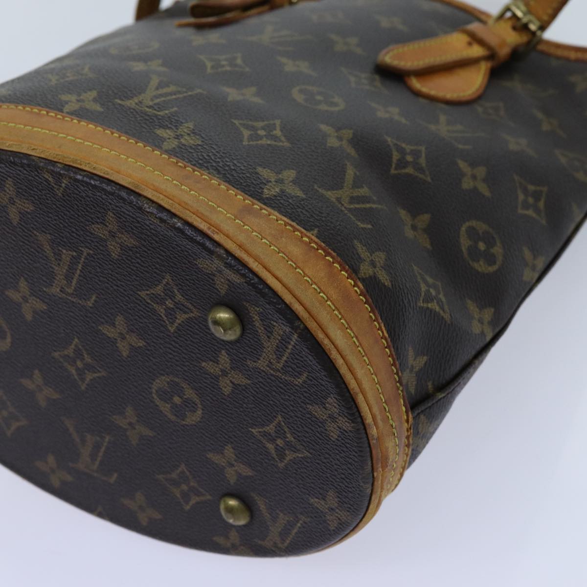 LOUIS VUITTON Monogram Bucket PM Shoulder Bag M42238 LV 70541