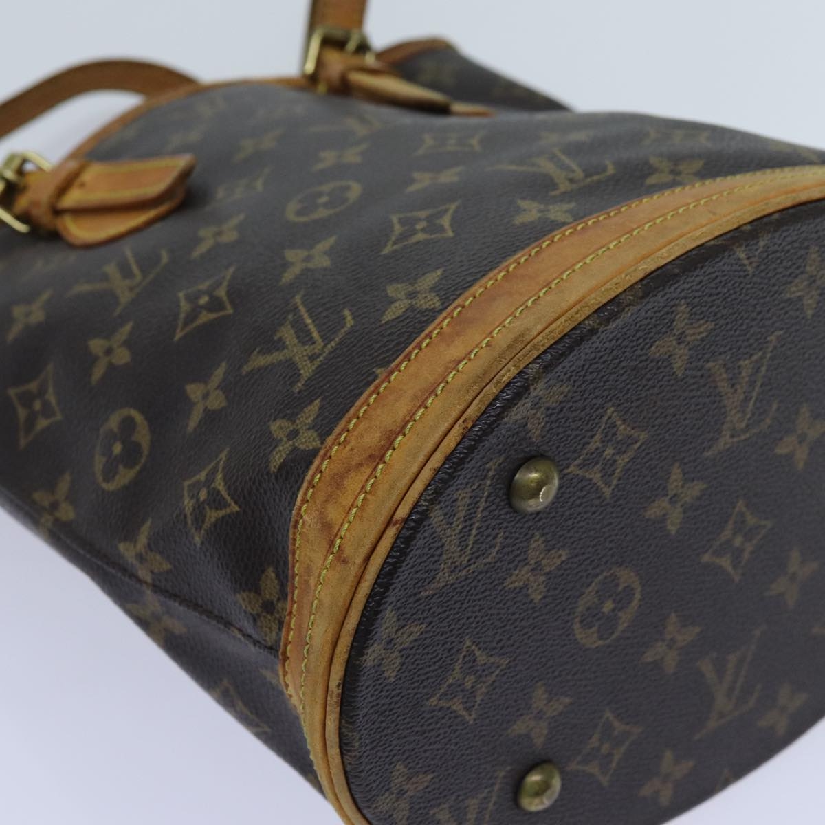 LOUIS VUITTON Monogram Bucket PM Shoulder Bag M42238 LV 70541
