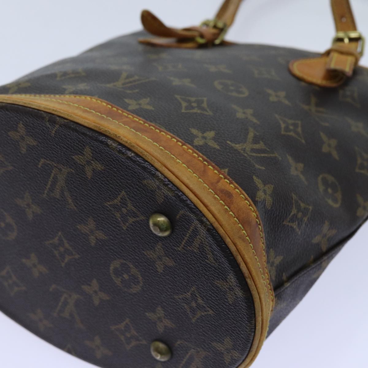 LOUIS VUITTON Monogram Bucket PM Shoulder Bag M42238 LV 70541