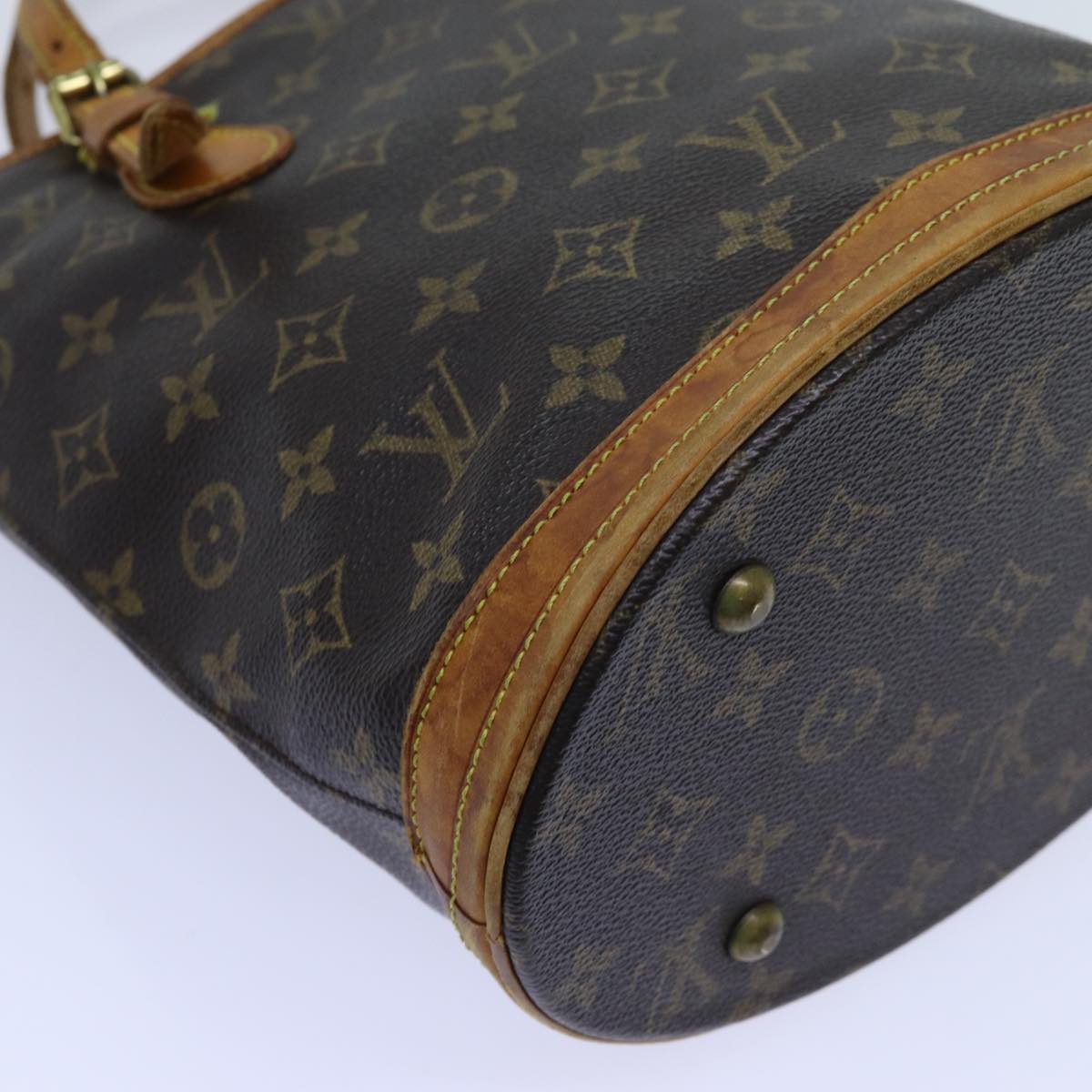 LOUIS VUITTON Monogram Bucket PM Shoulder Bag M42238 LV 70541