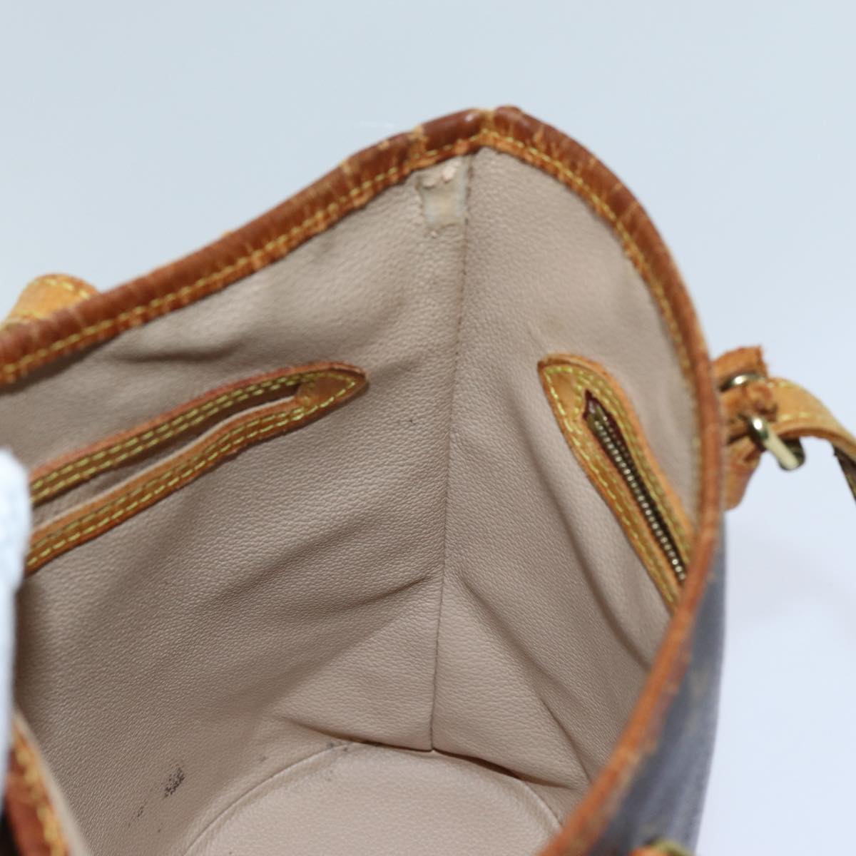 LOUIS VUITTON Monogram Bucket PM Shoulder Bag M42238 LV 70541