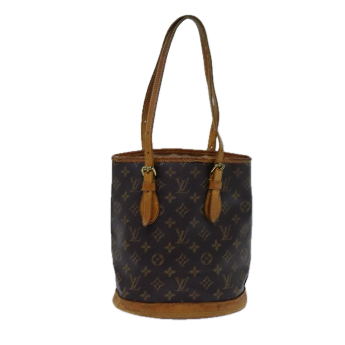 LOUIS VUITTON Monogram Bucket PM Shoulder Bag M42238 LV 70541