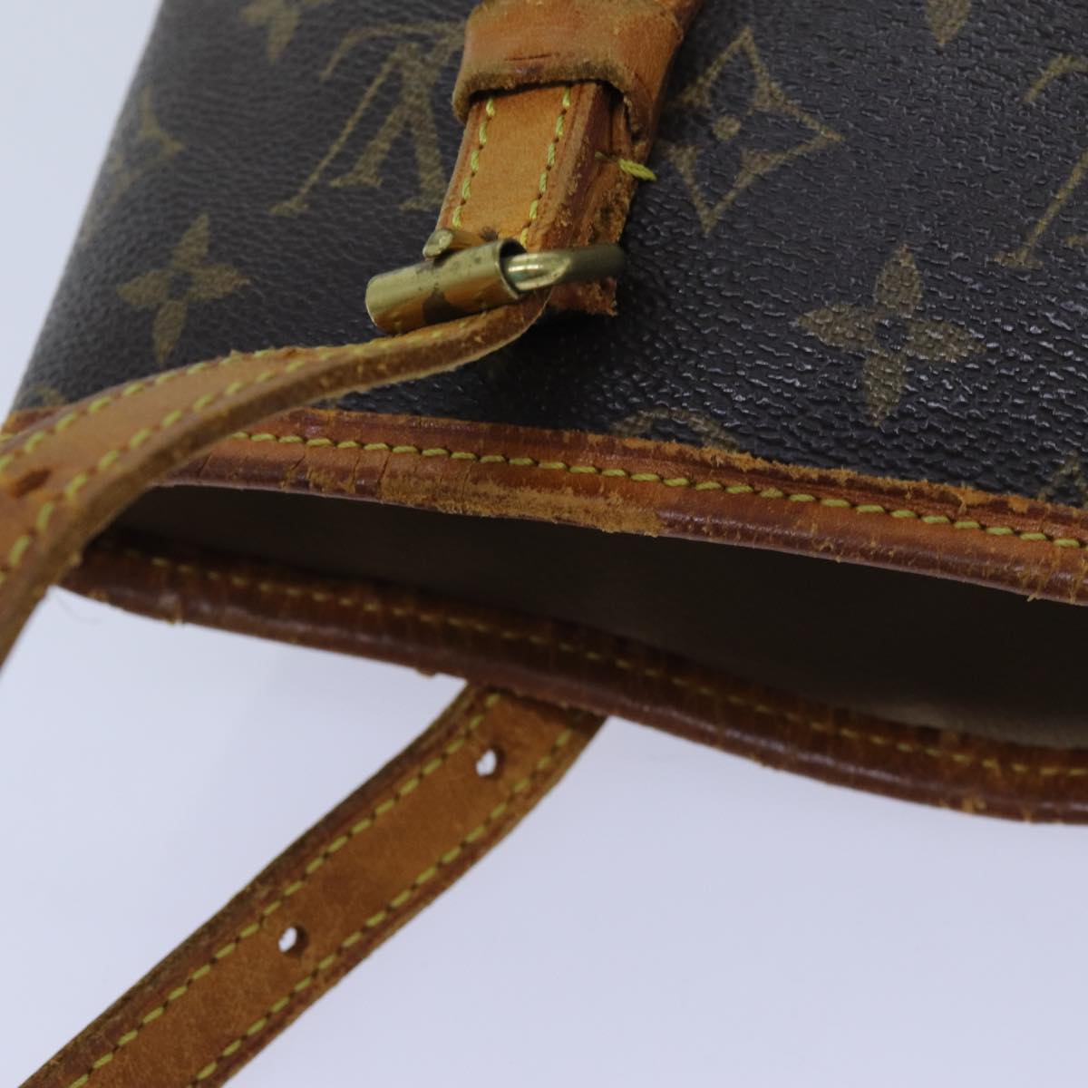 LOUIS VUITTON Monogram Bucket PM Shoulder Bag M42238 LV 70541