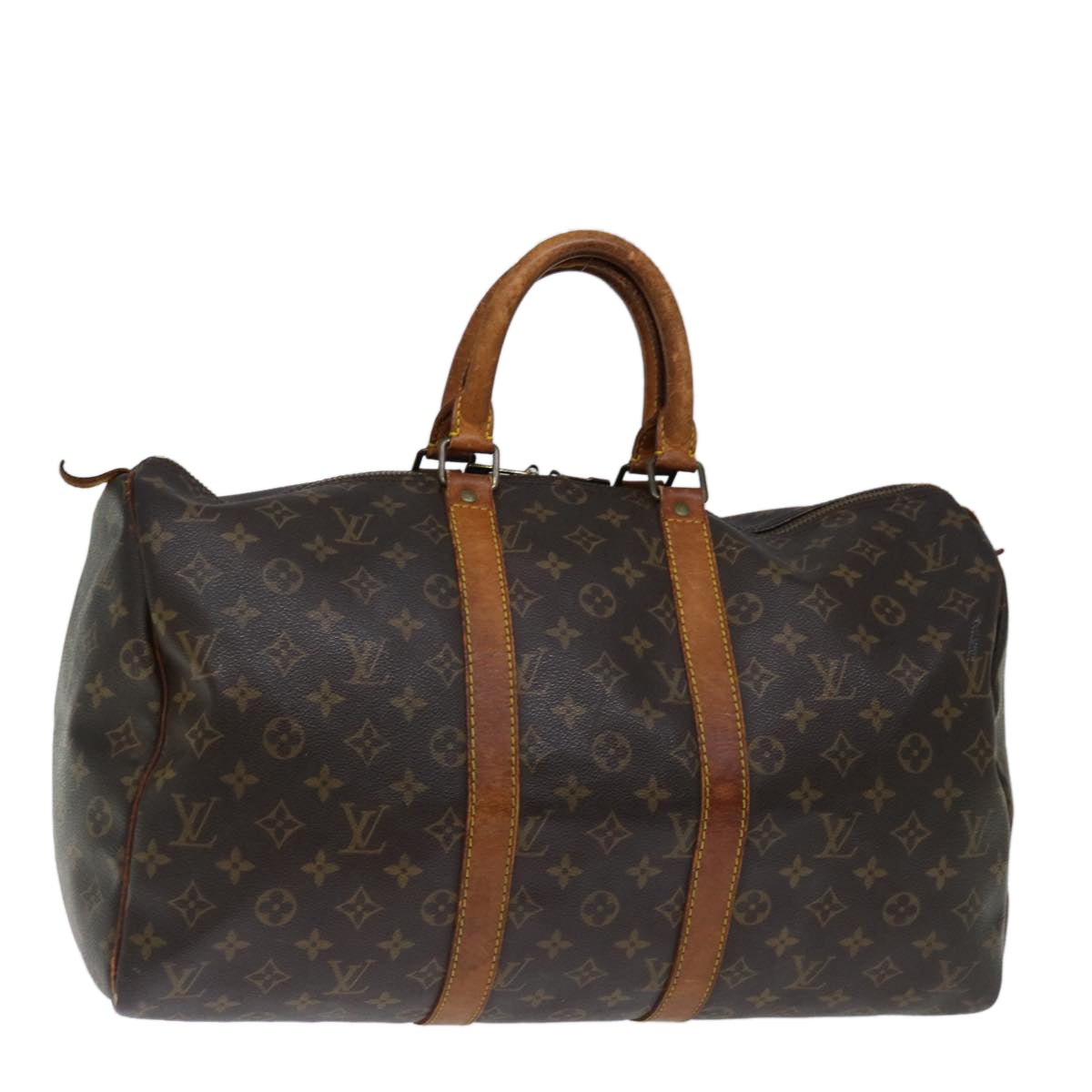 LOUIS VUITTON Monogram Keepall 45 Boston Bag M41428 LV 70566