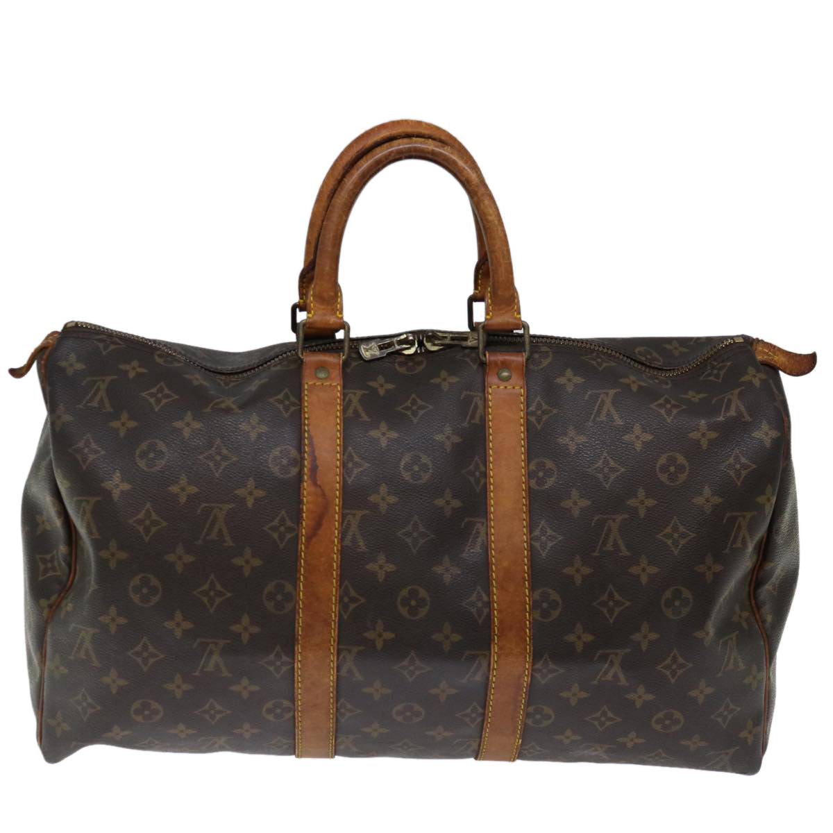 LOUIS VUITTON Monogram Keepall 45 Boston Bag M41428 LV 70566