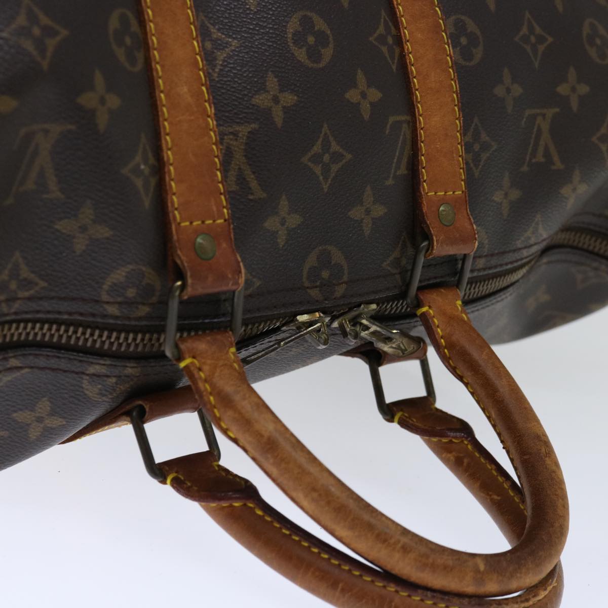 LOUIS VUITTON Monogram Keepall 45 Boston Bag M41428 LV 70566