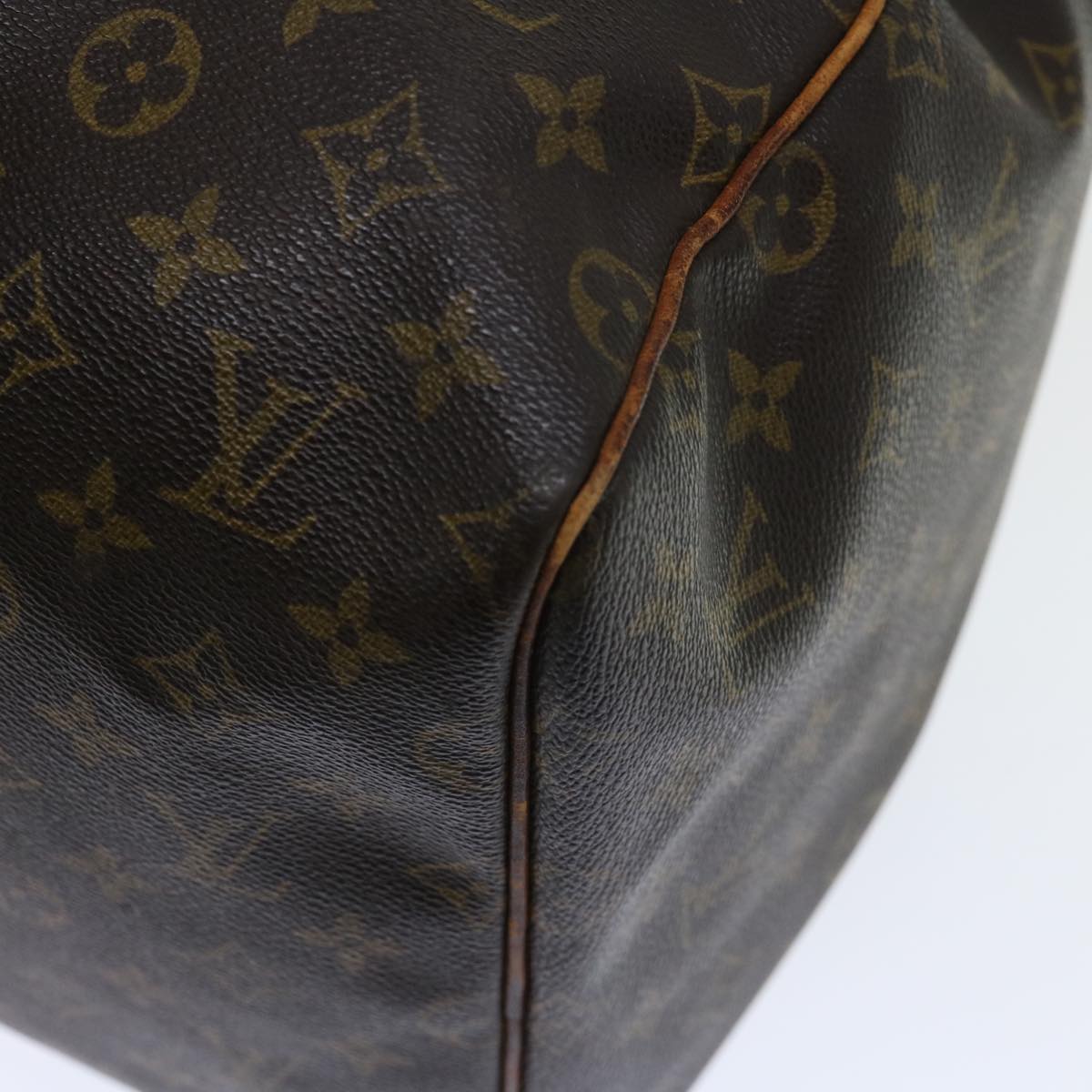 LOUIS VUITTON Monogram Keepall 55 Boston Bag M41424 LV 70568
