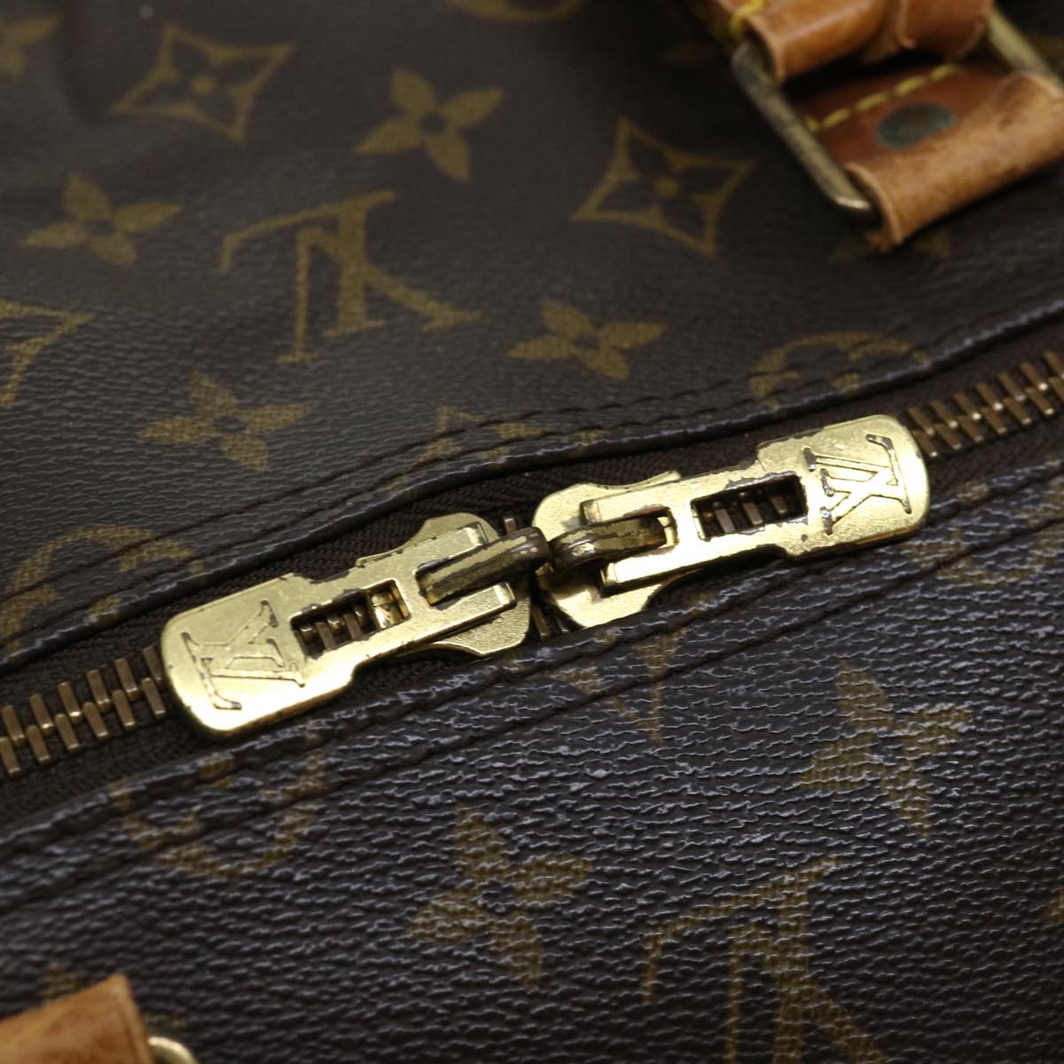 LOUIS VUITTON Monogram Keepall 55 Boston Bag M41424 LV 70568