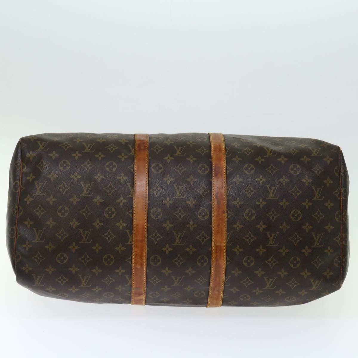LOUIS VUITTON Monogram Keepall 55 Boston Bag M41424 LV 70568