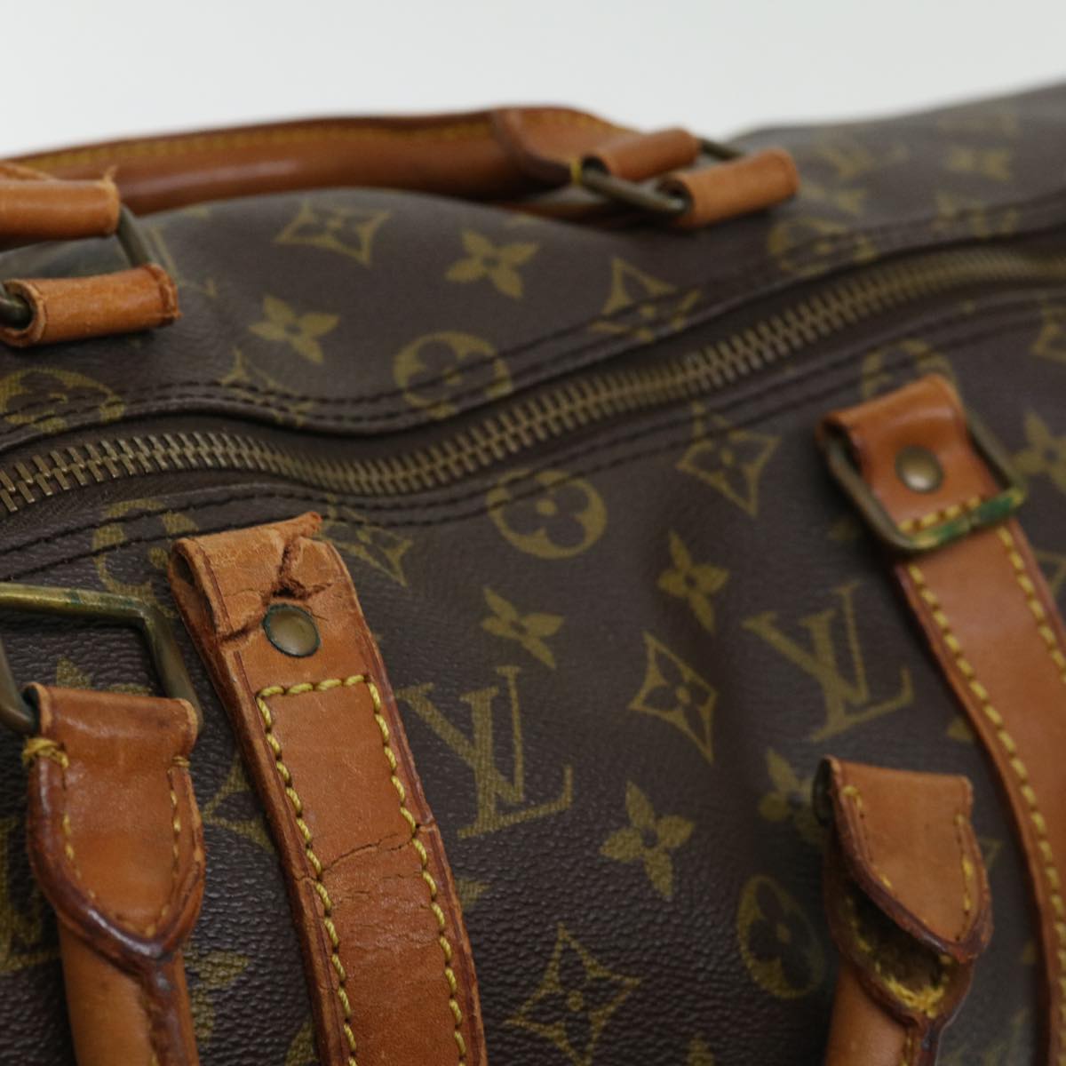 LOUIS VUITTON Monogram Keepall 50 Boston Bag M41426 LV 70569